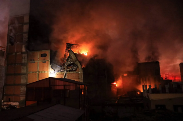 Fire Erupts in IKEA Store in Lithuania